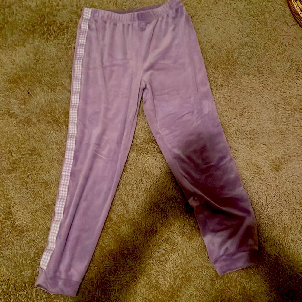 Purple sweatpants